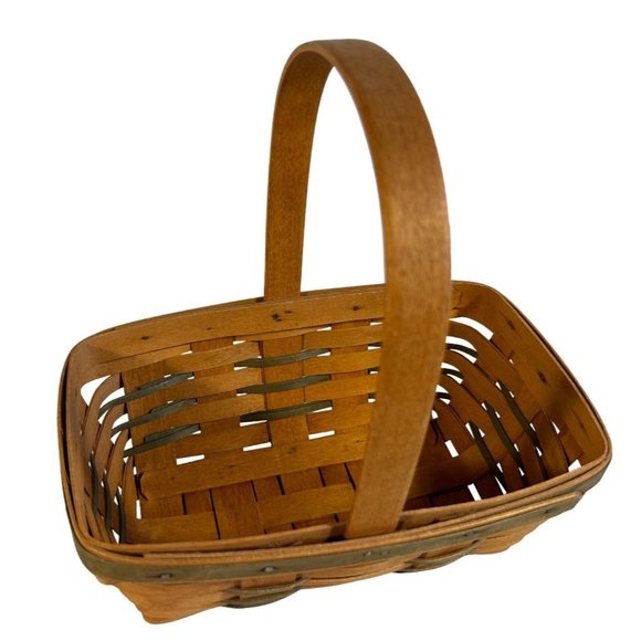 Vintage Longaberger Chore Basket Floral Liner Protector - Picture 7 of 11